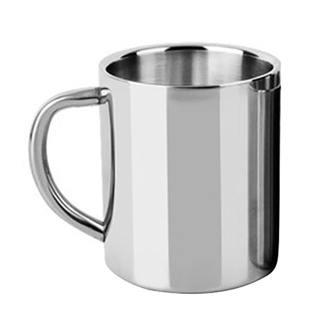 New 220/300/400ml Portable Stainless Steel Travel Coffee Mug Tea Drinking Water Cup